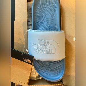 The NORTH FACE Never Stop Cush Slides Women’s Steel Blue Indigo Stone 7 New Box